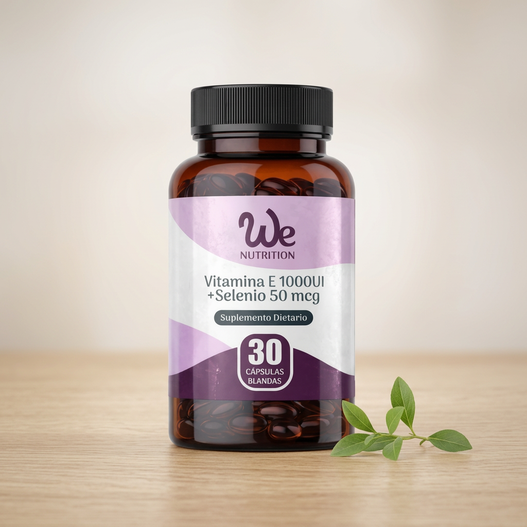 Vitamina E 1000 UI + Selenio | Antioxida