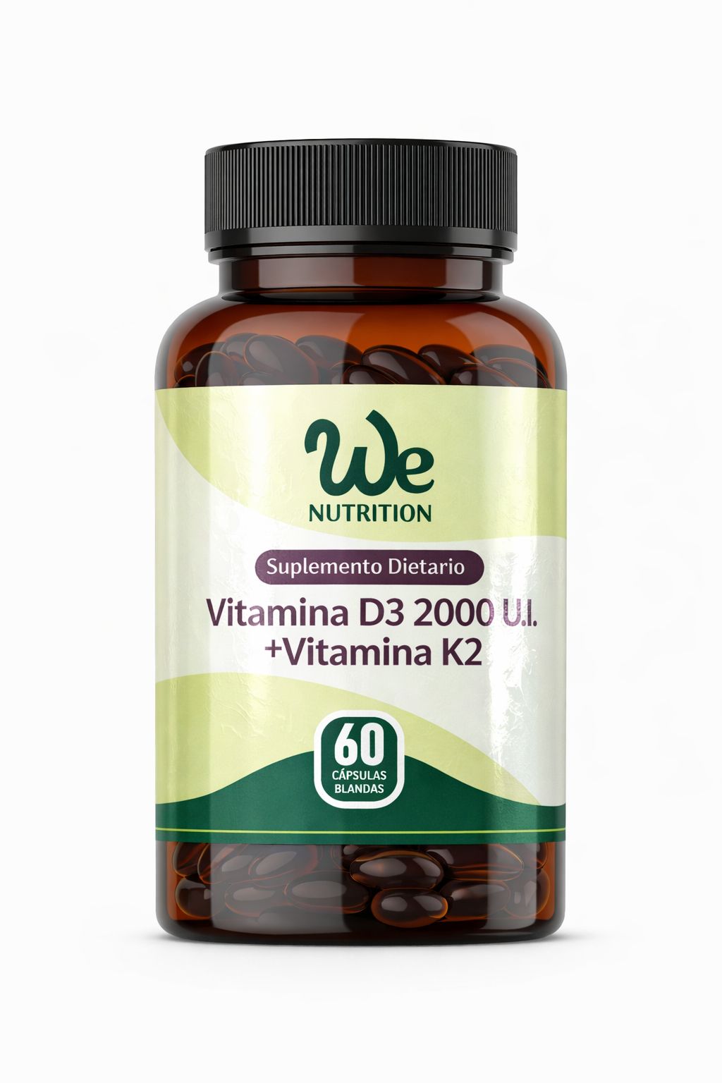 Vitamina D3 2000 UI y Vitamina K2