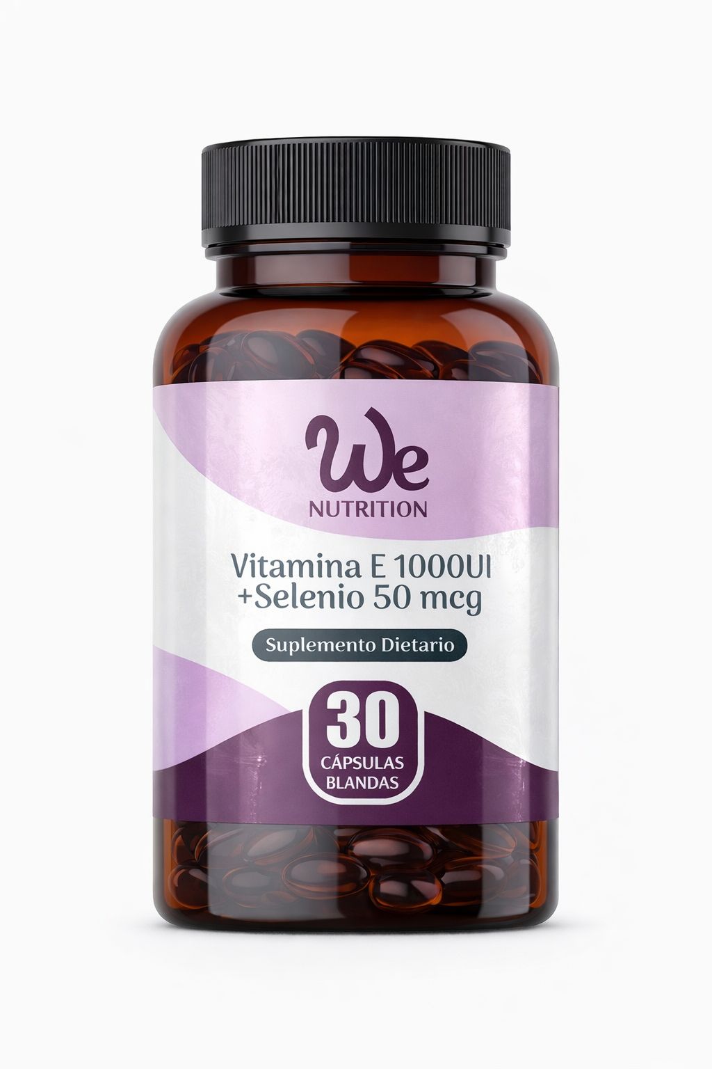 Vitamina E 1000 UI + Selenio | Antioxidante Premium